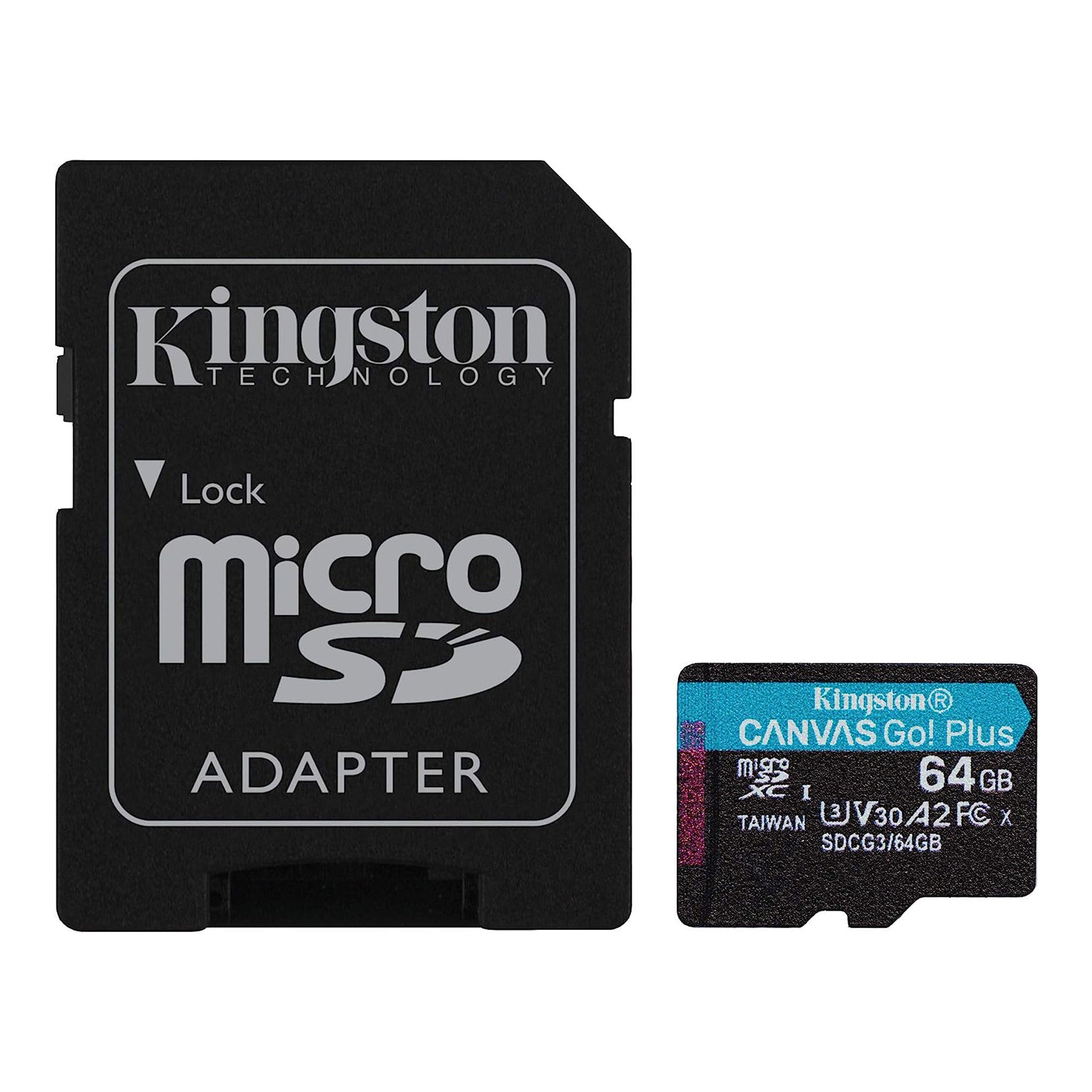 kingston 64gb microsdxc canvas go! plus 170r u kingston 64gb microsdxc canvas go! plus 170r u