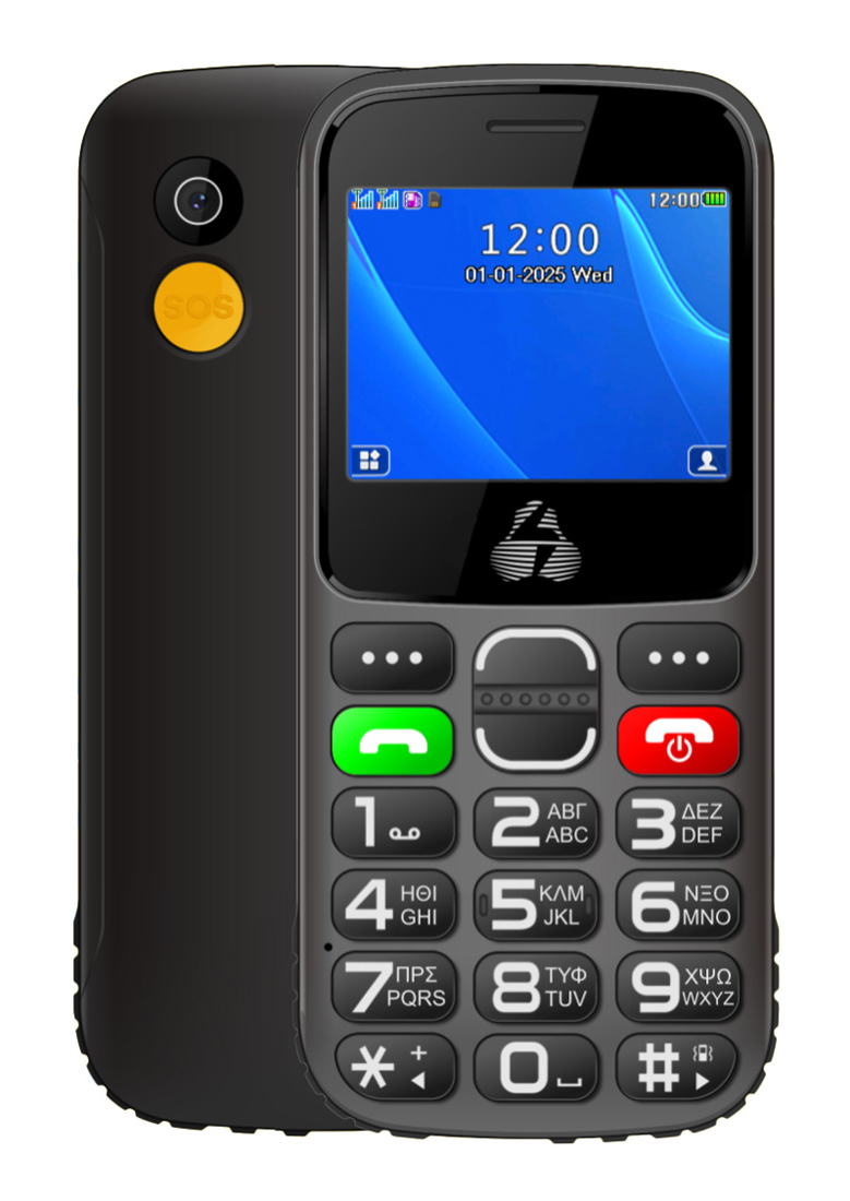powertech κινητό τηλέφωνο sentry eco ii, 2.31", dual sim, με κάμερα, μαύρο powertech κινητό τηλέφωνο sentry eco ii, 2.31", dual sim, με κάμερα, μαύρο