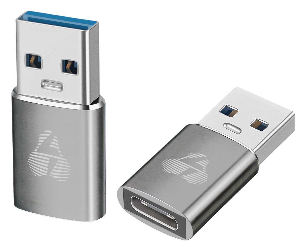 powertech αντάπτορας usb 3.0 σε usb c ptr 0147, 10 gbps, 60w, γκρι powertech αντάπτορας usb 3.0 σε usb c ptr 0147, 10 gbps, 60w, γκρι